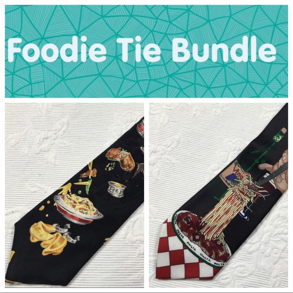 Two Tie Foodie Lover Bundle Chinese & Spaghetti